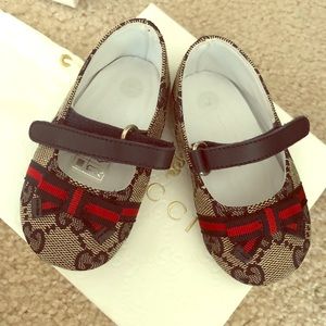 Authentic Baby Girl Gucci Shoes